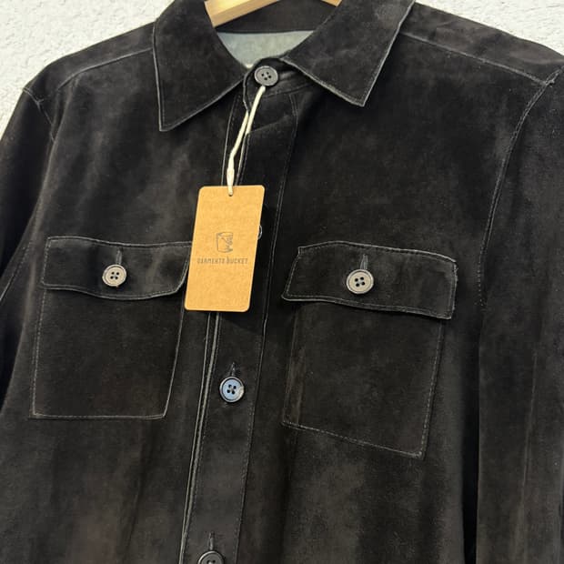 와코마리아 고트스킨 스웨이드 셔츠