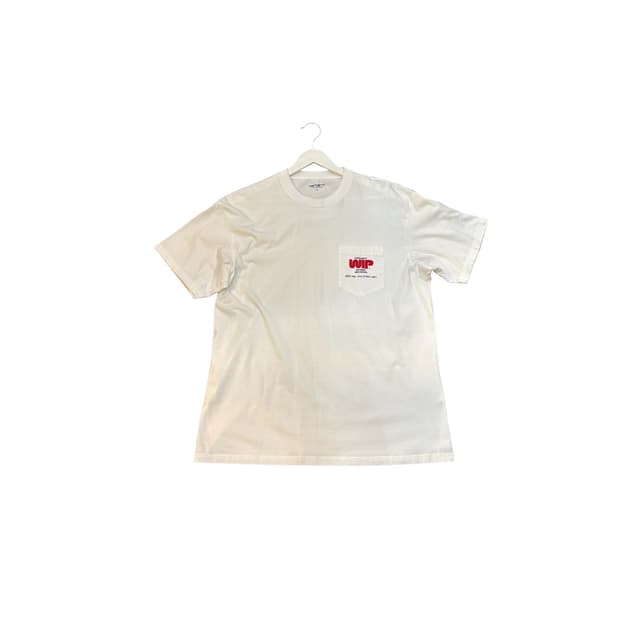 칼하트 WIP 반팔 포켓 티셔츠 화이트 L사이즈