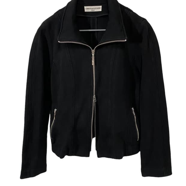 크리스챤 오자르 2way 집업 자켓 블랙