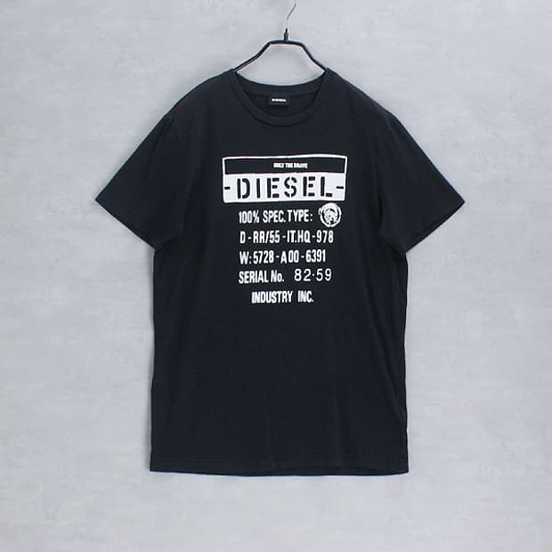 DIESEL _ crew neck print tee