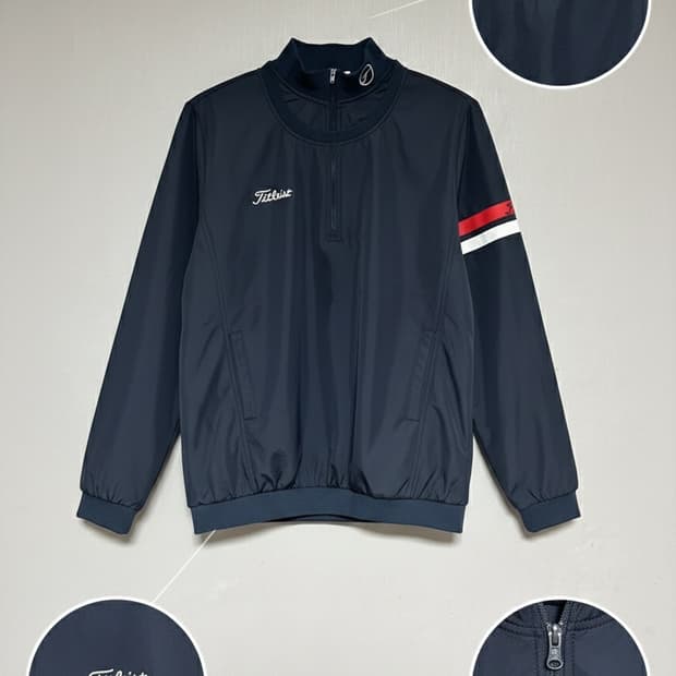 타이틀리스트 바람막이 점퍼 네이비 XL