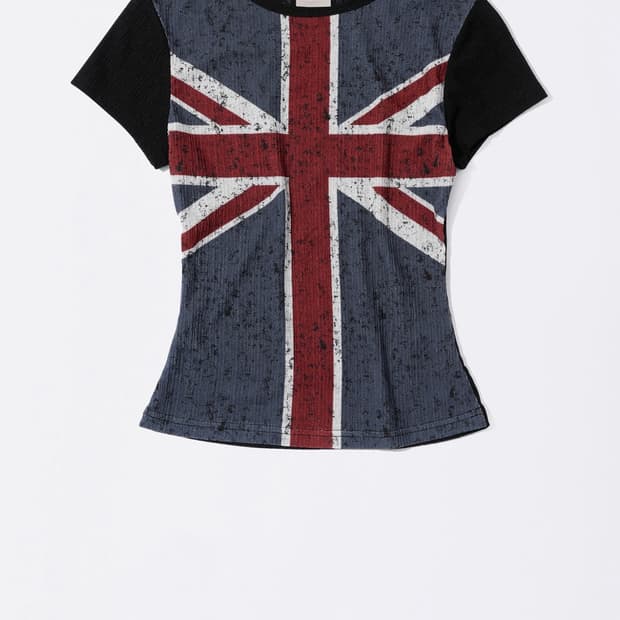 스컬프터 Union Jack Baby Tee