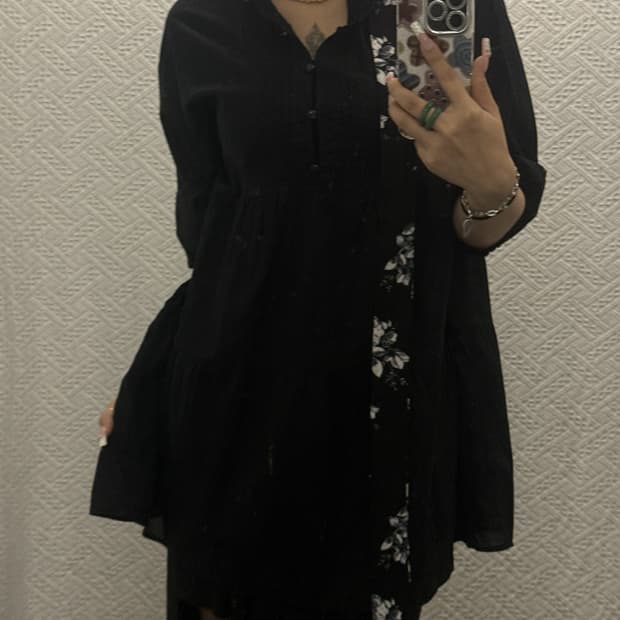 모리 캉캉 티어드 베이비돌 아방핏 셔링 반팔 미니원피스 K0580