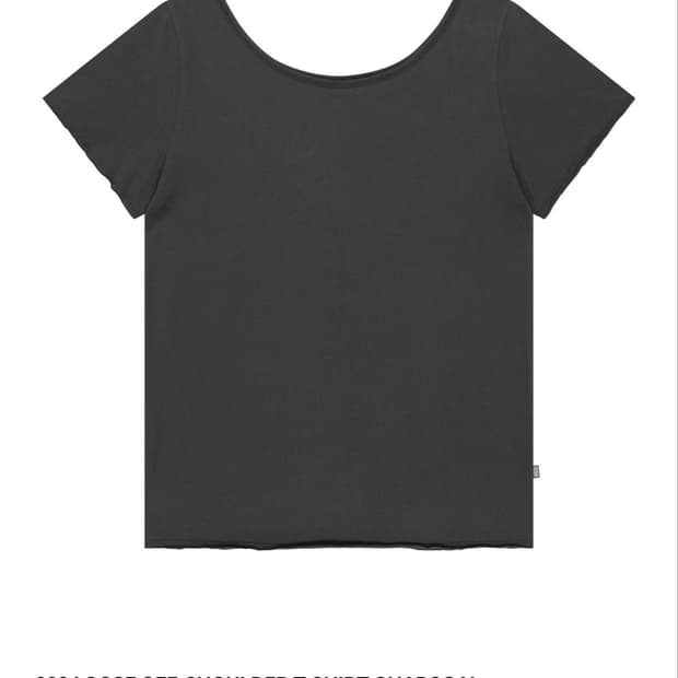 Coyseio 038 LOOSE OFF-SHOULDER T-SHIRT C