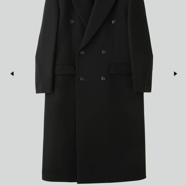 [새상품] 렉토 25FW 클래식 테일러드 더블코트 S