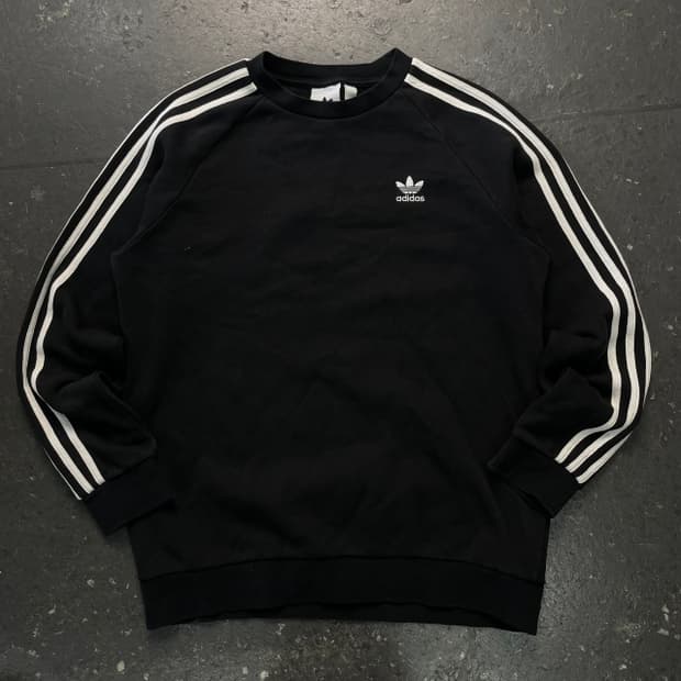 100 아디다스 삼선 맨투맨 