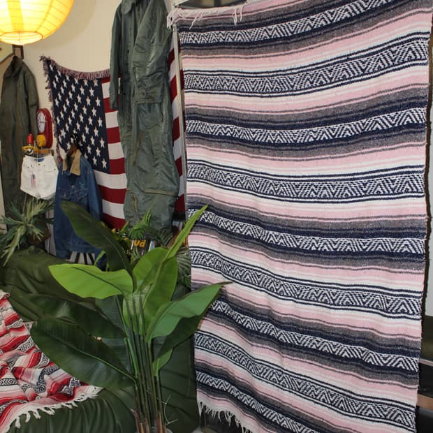 90s Mexican Serape Blanket