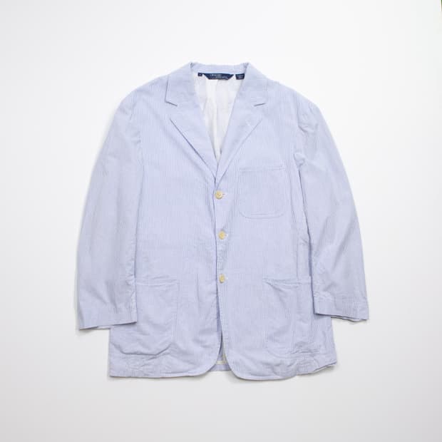 80s USA 폴로 랄프로렌 시어서커 스포츠 자켓