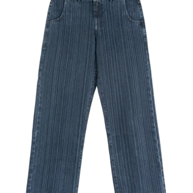 Mfpen STRAIGHT CUT JEANS (BLUE STRIPE)