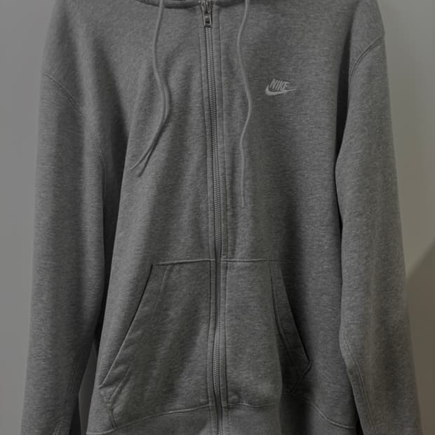 나이키 후드집업 그레이 XL L 급처