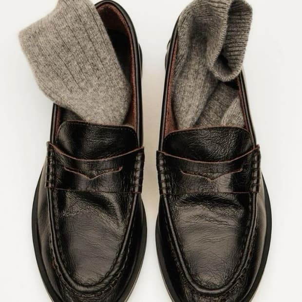 마시모두띠 브라운 링클 페니 로퍼 38