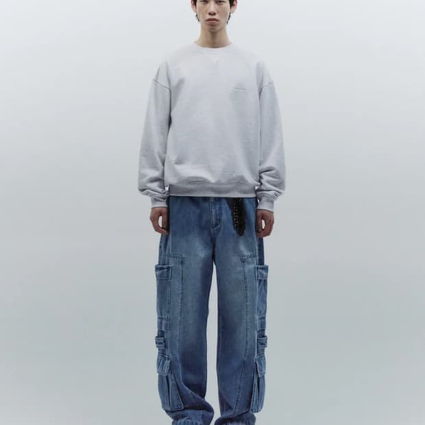 인사일런스 더블 포켓 워크 데님 팬츠