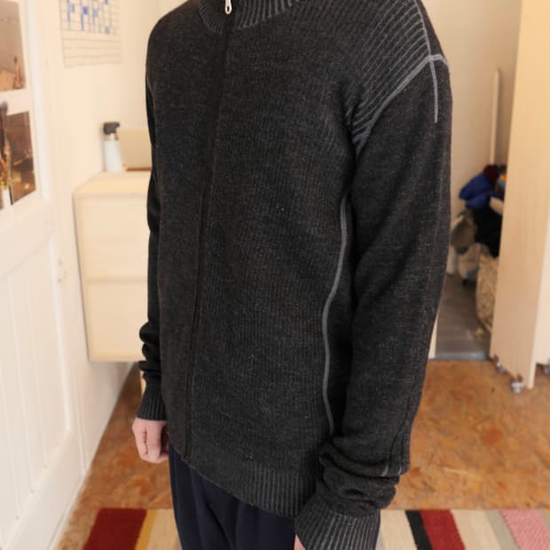 요지 야마모토 AAR 니트 집업