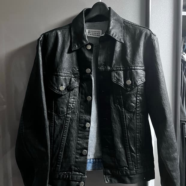 1999 Margiela artisanal painted denim