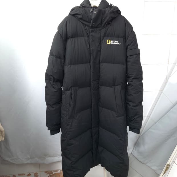 남 77/120 내셔널지오그래픽 오리털 롱패딩