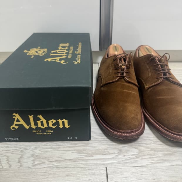 [판매]Alden(알든) 29336F 스웨이드 더비슈즈 10D