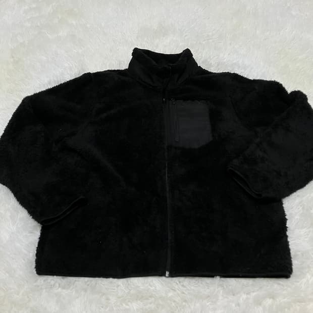 빈티지 블랙 폴라 포켓 후리스 855 y2k 스트릿 모리 갸루 일본빈티지