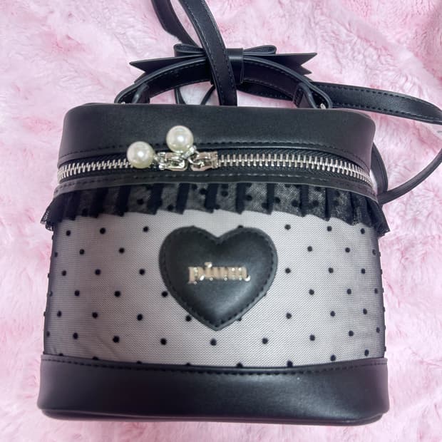 피움 일브 양산형지뢰계 양지뢰 걸리스나 하트도트튤바니티백 크로스백 가방