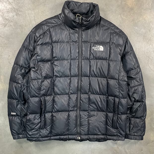 노스페이스 600필 퀼티드 블록 패딩