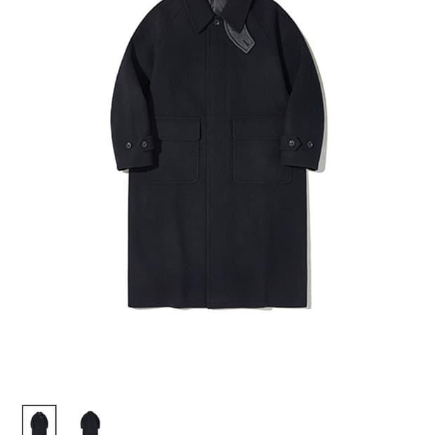 어반디타임 히티드 울 발마칸 코트