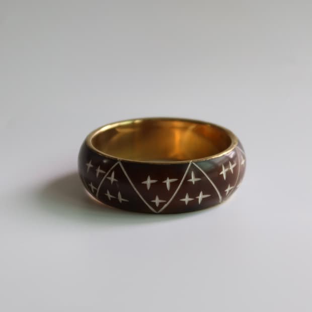 star stitched bangle