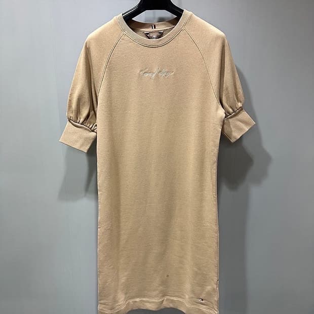 (정품/새상품) 타미힐피거 여성 쇼트 원피스 베이지