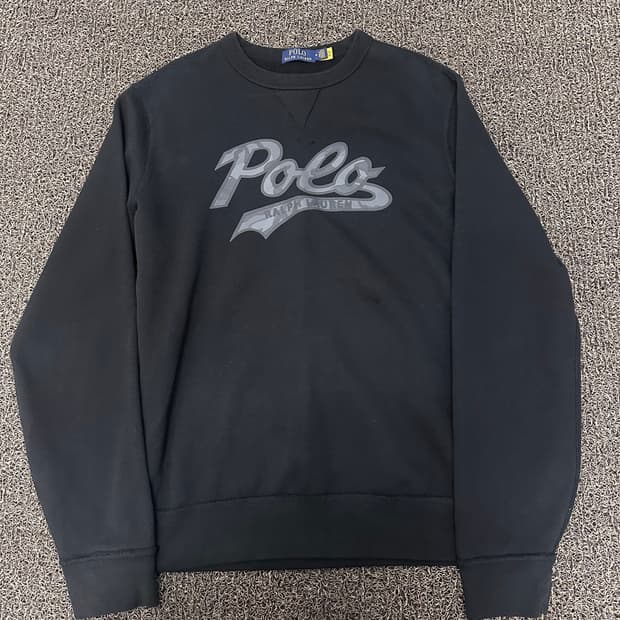 POLO 폴로 랄프로렌 신상 맨투맨 블랙 M