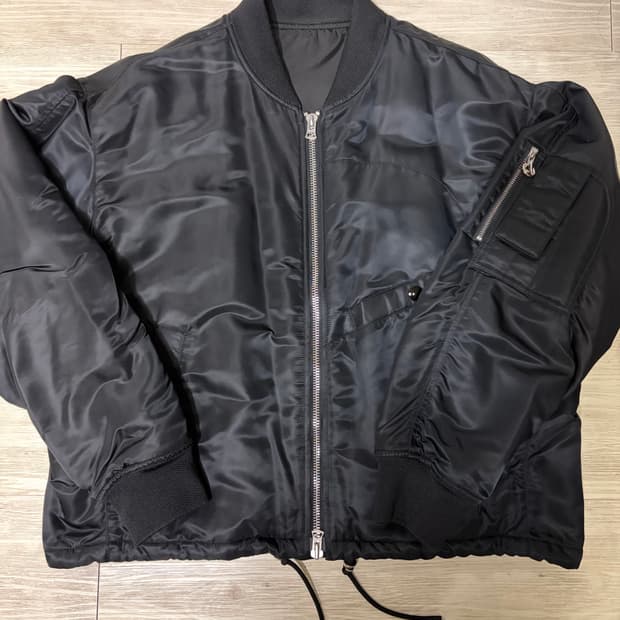 솔리드옴므 나일론 봄버 마원 자켓 48