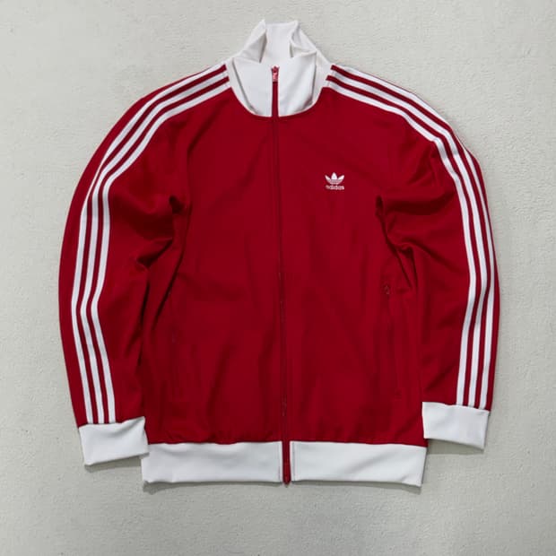 아디다스 파이어버드 레드 화이트 빨강 빨흰 흰빨 져지 105