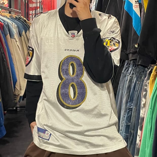 [IM]NFL X Reebok RAVENS 화이트 BOLLER No.8