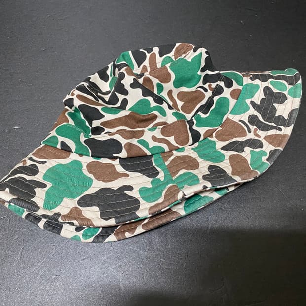 카모플라쥬 버킷햇