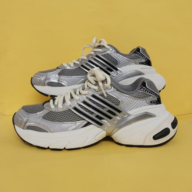 남성 아디다스 아디스타 XLG-실버 스니커즈, 운동화 (240)