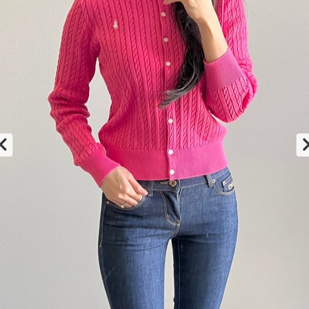 폴로 랄프로렌 케이블 니트 가디건 국내 44~55