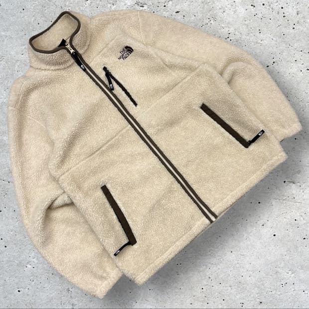 [2XL] 20s 노스페이스 피크 뽀글이 플리스 아이보리 B44