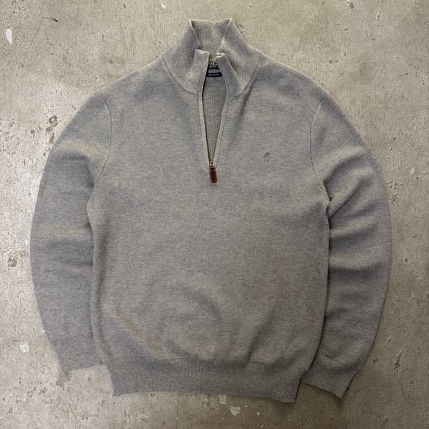 폴로 반집업 니트[2208]