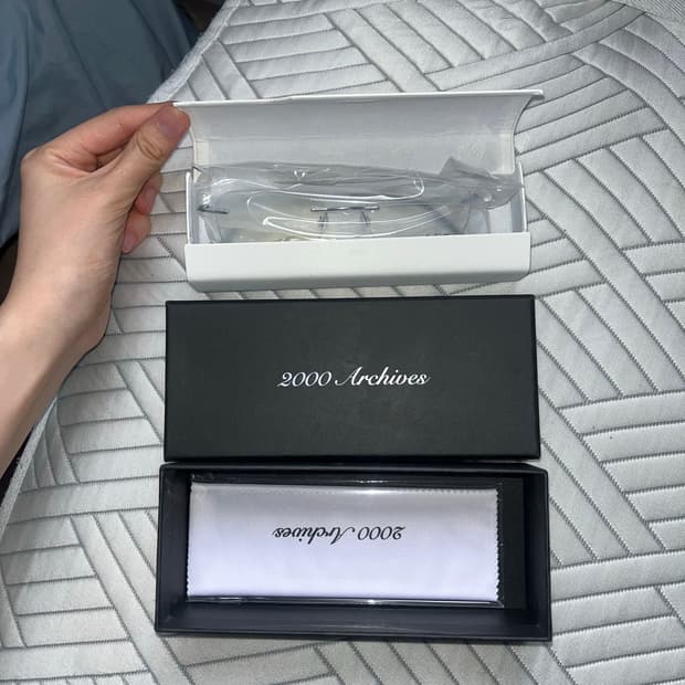 새상품) 2000 아카이브스 무테 안경 카리나 비비 안경 That 01