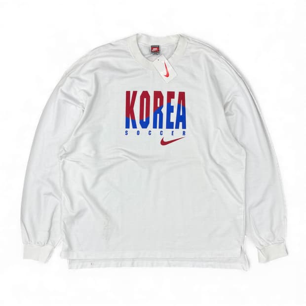 1997 나이키 코리아 싸커 데드스탁 롱슬리브