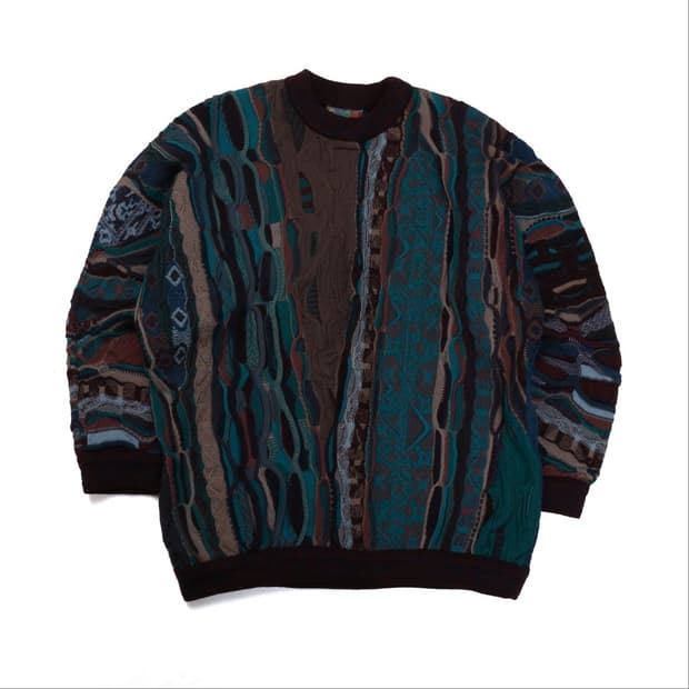 쿠지 Coogi Cable Knit 