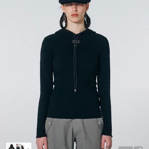 스컬프터 e-string hoodie black