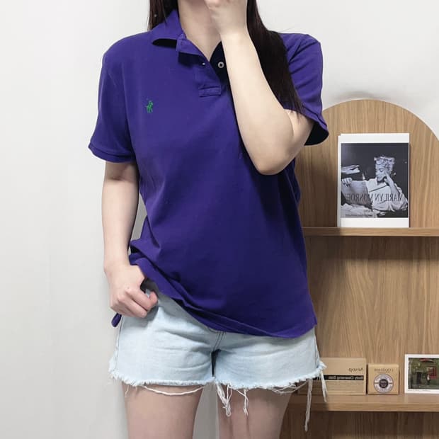 [정품] 폴로 보라 / 그린포니 반팔카라티 [ M ]