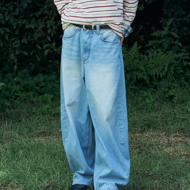 노운 코듀로이 데님 팬츠