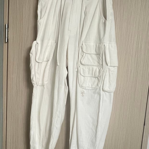Story mfg forager 카고 팬츠 화이트 S
