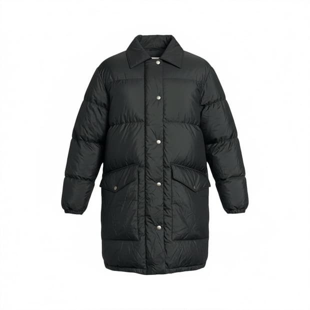 엣더베이글 구스다운 롱 패딩 