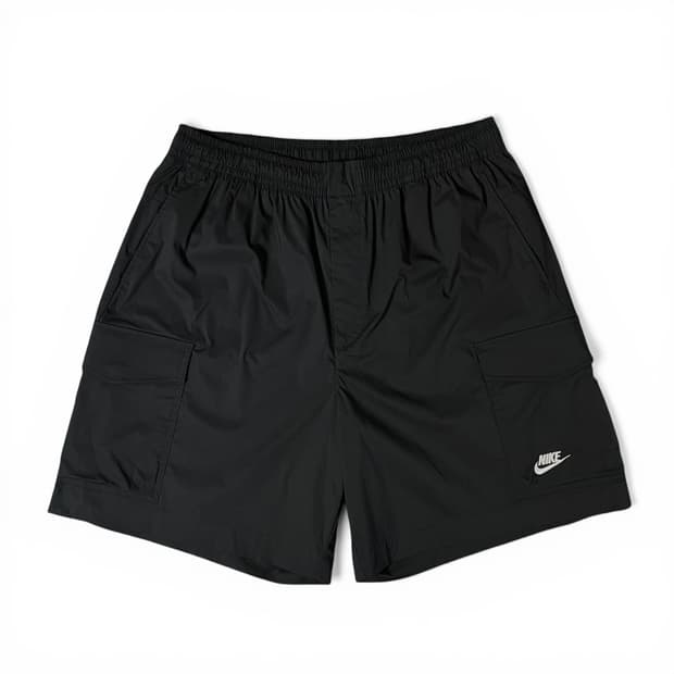 (밴딩) 나이키 블랙 유틸리티 나일론 카고 하프 팬츠 XL