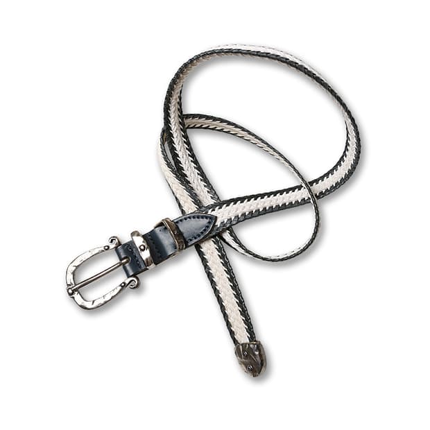 티베리오 페레티 [Tiberio Ferretti] 네이비 위빙 벨트