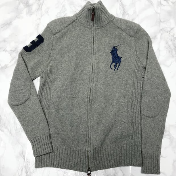 폴로 랄프로렌 빅포니 니트 자켓 집업 여성용