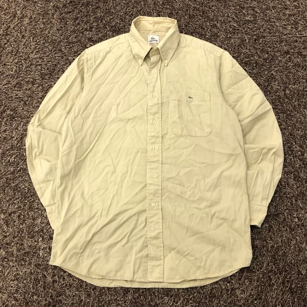 3 라코스테 베이지색 셔츠 95