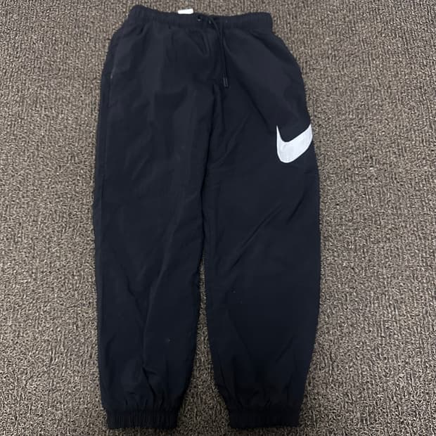 NIKE 스우시 나일론 조거팬츠 운동복 바지 블랙 M