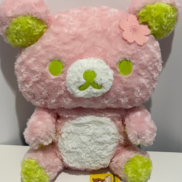 리락쿠마 벚꽃 인형 산엑스 고전 인형 산리오 