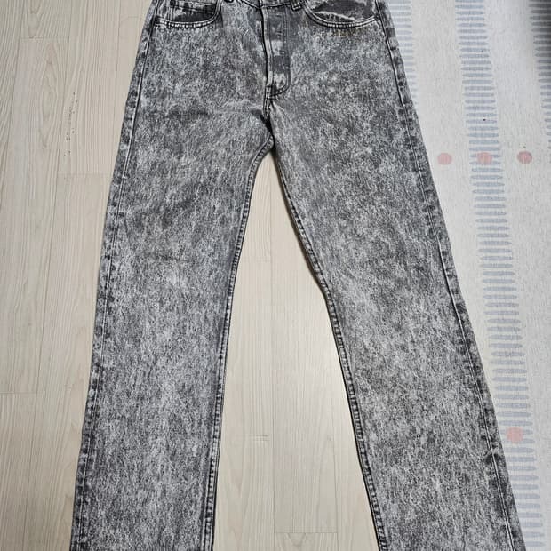 80s 리바이스 501 블랙 스톤워싱